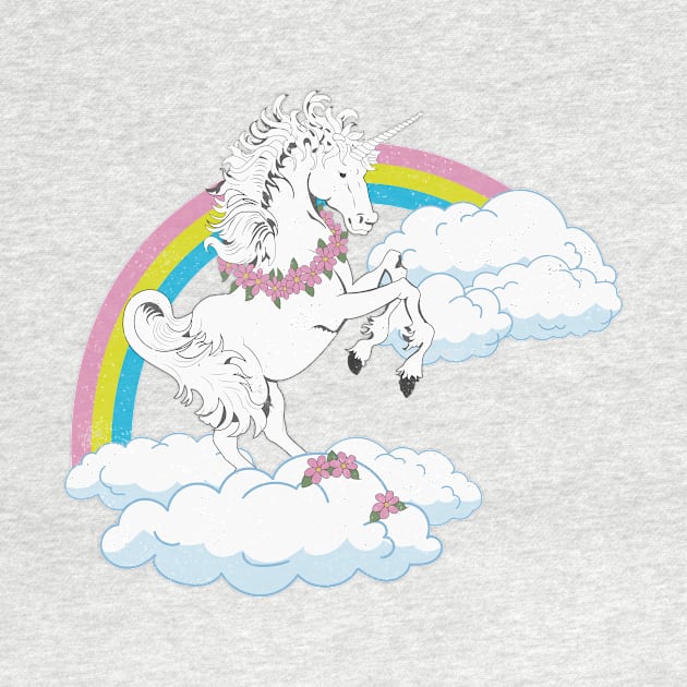 80's Retro Unicorn by Wooly Bear Designs